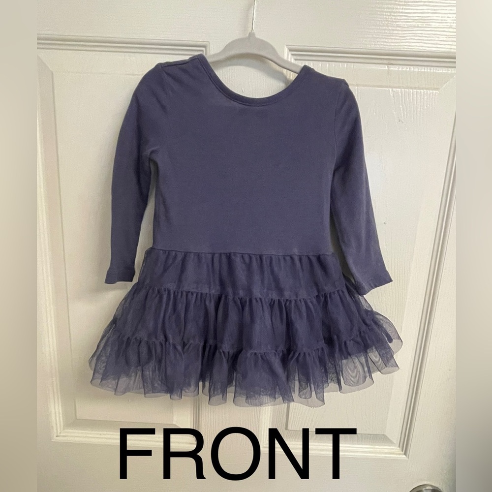 Dress with tulle skirt